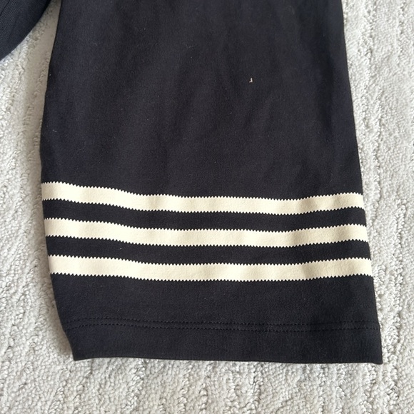 NWT 2XS high rise ADICOLOR NEUCLASSICS BIKE LEGGINGS tight fit black/ cream - Picture 8 of 14